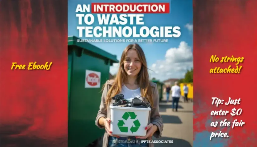 Featured image with text Waste Technologies Free Ebook